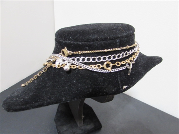 FASHION JEWELRY, ACRYLIC TRINKET BOX & CUTE BUTTERFLY EARRING HOLDER