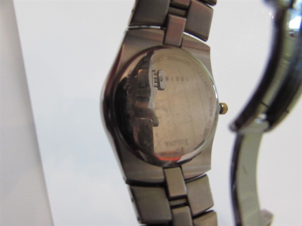 MEN'S ACCUTRON WRIST WATCH WITH 2-TONE BAND - UNTESTED