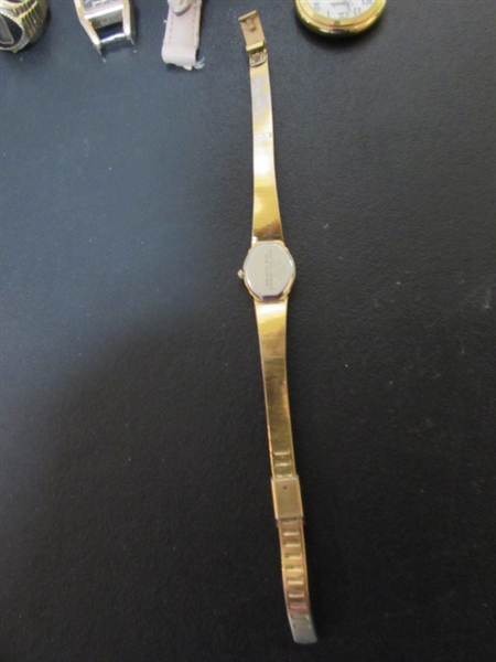LADIES ELGIN WRIST WATCH & OTHER TIME PIECES - UNTESTED