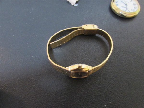 LADIES ELGIN WRIST WATCH & OTHER TIME PIECES - UNTESTED