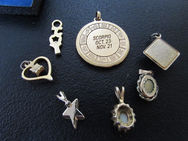 MUSICAL TRINKET BOX & FASHION JEWELRY PENDANTS, EARRINGS & PIN