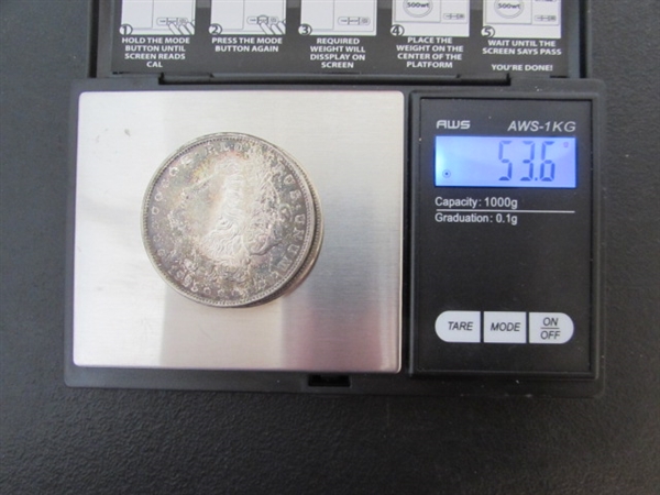 2 - 1921 MORGAN SILVER DOLLAR COINS