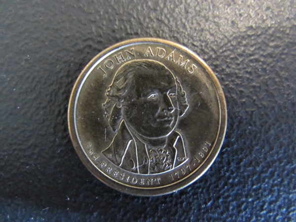 3 GOLD $1 US COINS & GOLD POSTAGE STAMP