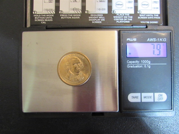 3 GOLD $1 US COINS & GOLD POSTAGE STAMP