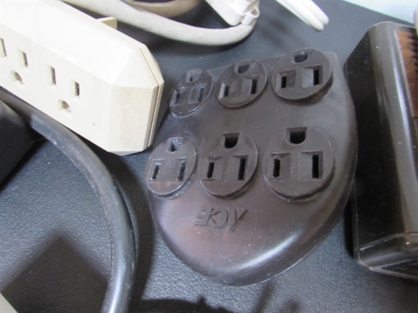 ALARM CLOCKS, POWER STRIPS, EXTENSION CORDS & MORE