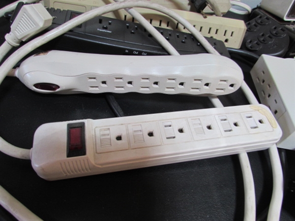 ALARM CLOCKS, POWER STRIPS, EXTENSION CORDS & MORE