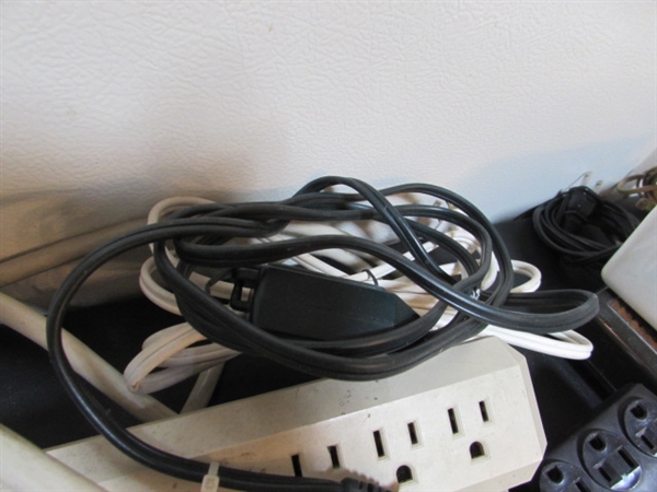 ALARM CLOCKS, POWER STRIPS, EXTENSION CORDS & MORE