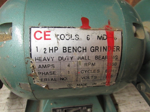 2HP BENCH GRINDER - WORKS