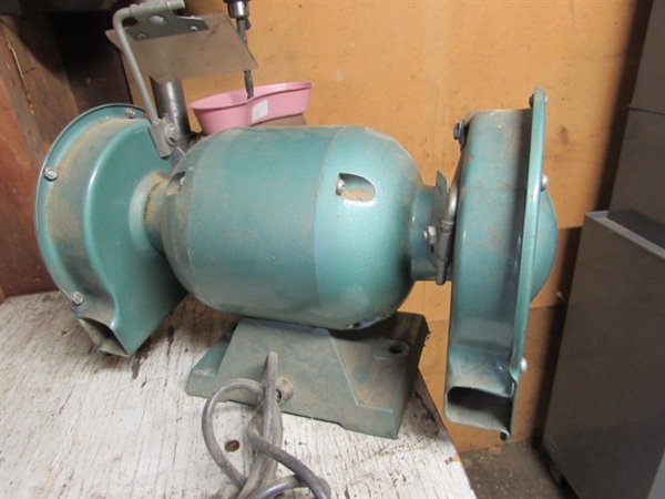 2HP BENCH GRINDER - WORKS