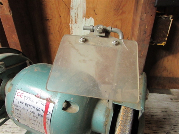 2HP BENCH GRINDER - WORKS