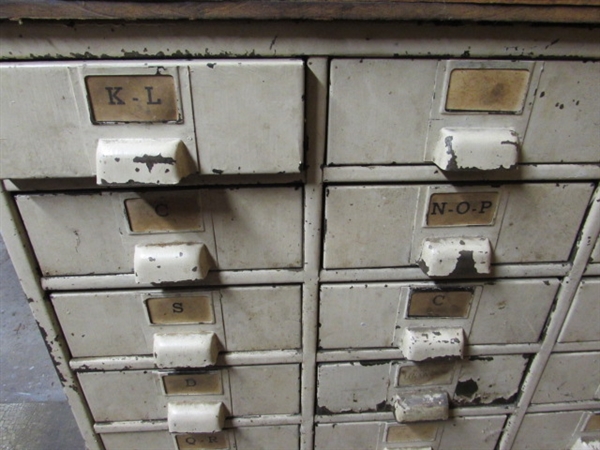 27- DRAWER METAL PARTS STORAGE CABINET