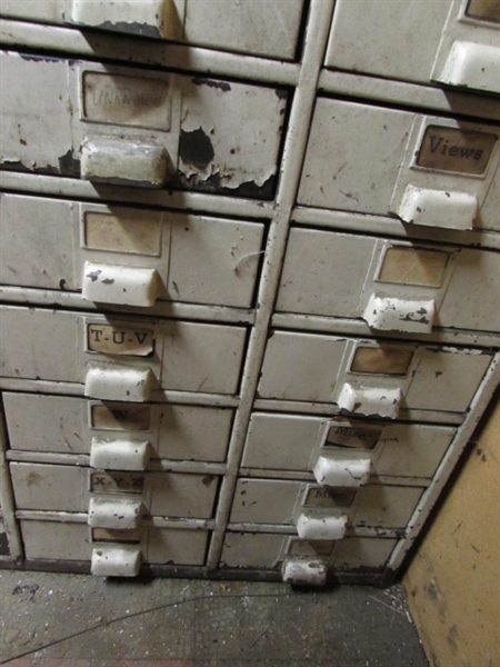 27- DRAWER METAL PARTS STORAGE CABINET