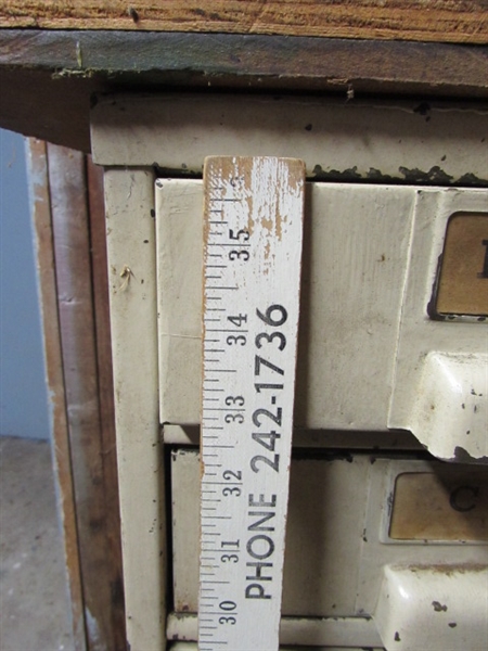 27- DRAWER METAL PARTS STORAGE CABINET