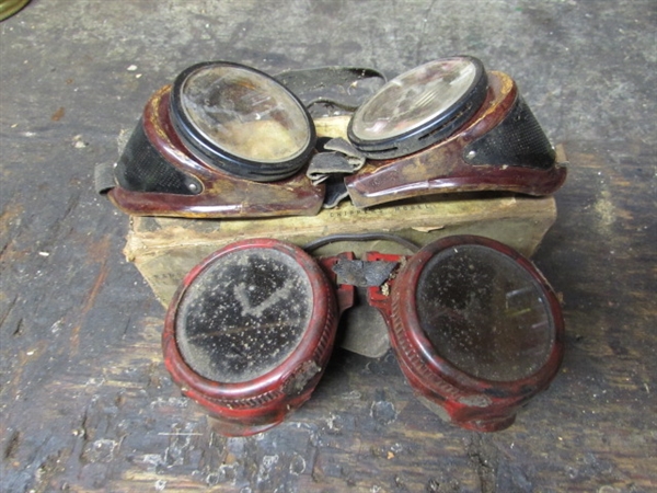 POWR-KRAFT 180 AC ARC WELDER, LEADS, WELDING HELMETS & MORE