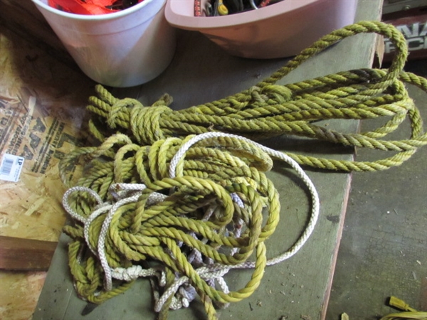 RATCHET STRAPS, ROPE & BUNGEE CORDS