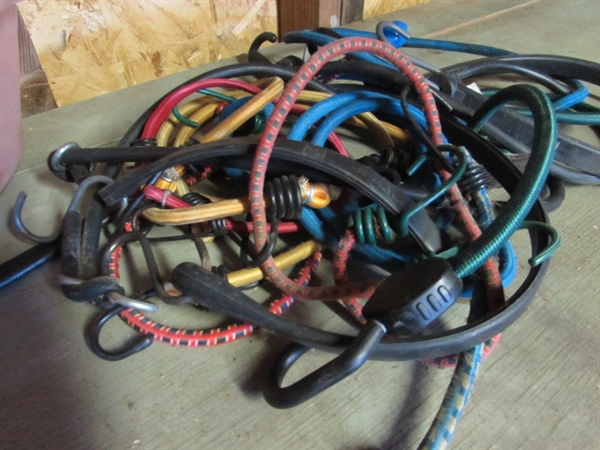 RATCHET STRAPS, ROPE & BUNGEE CORDS