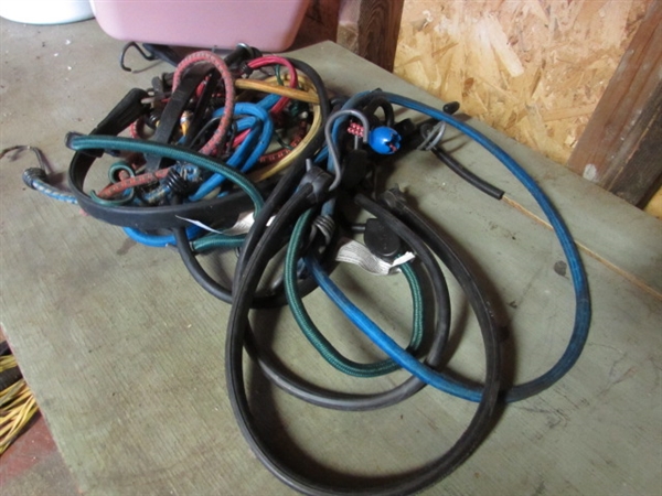 RATCHET STRAPS, ROPE & BUNGEE CORDS