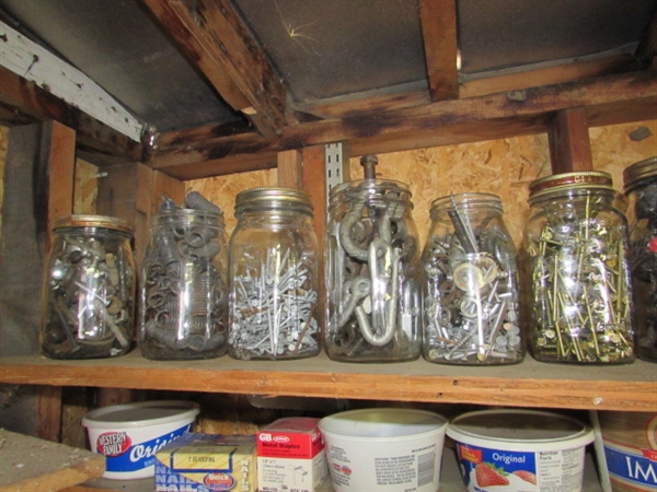 HUGE LOT OF ASSORTED HARDWARE & MISC