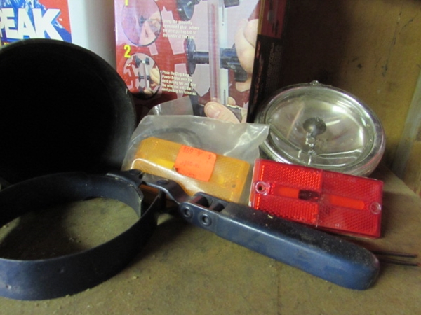 LARGE ASSORTMENT OF AUTOMOTIVE RELATED ITEMS