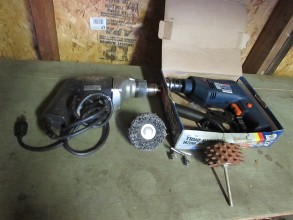 ELECTRIC HAND DRILL & HAMMER DRILL