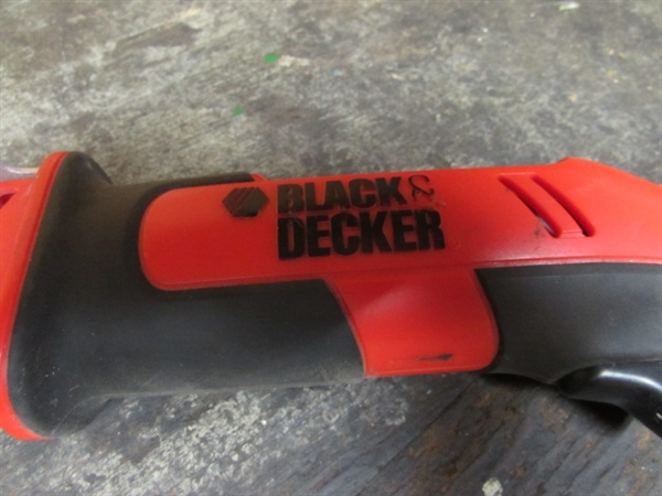 CORDLESS SCREWDRIVER & BITS & CORDLESS HANDISAW (BOTH WORK)
