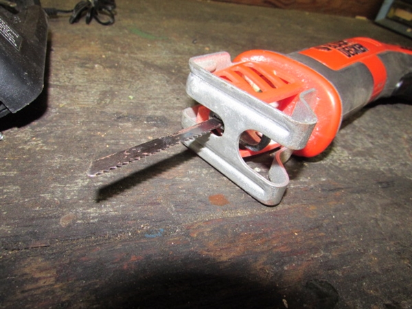 CORDLESS SCREWDRIVER & BITS & CORDLESS HANDISAW (BOTH WORK)