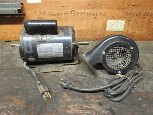 CRAFTSMAN 3/4 HP MOTOR & FAN (BOTH WORK)