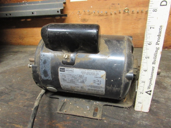 CRAFTSMAN 3/4 HP MOTOR & FAN (BOTH WORK)