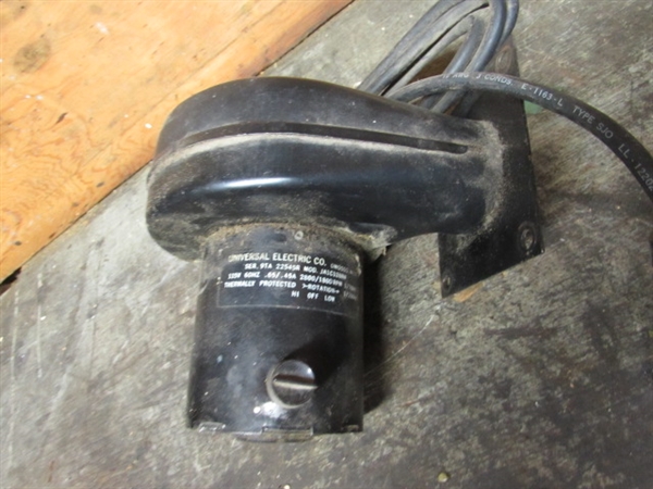 CRAFTSMAN 3/4 HP MOTOR & FAN (BOTH WORK)