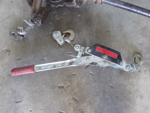 COME-ALONG WINCH & CABLE HOIST