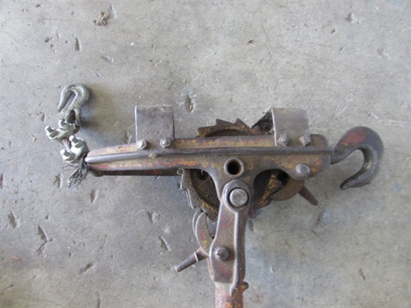 COME-ALONG WINCH & CABLE HOIST