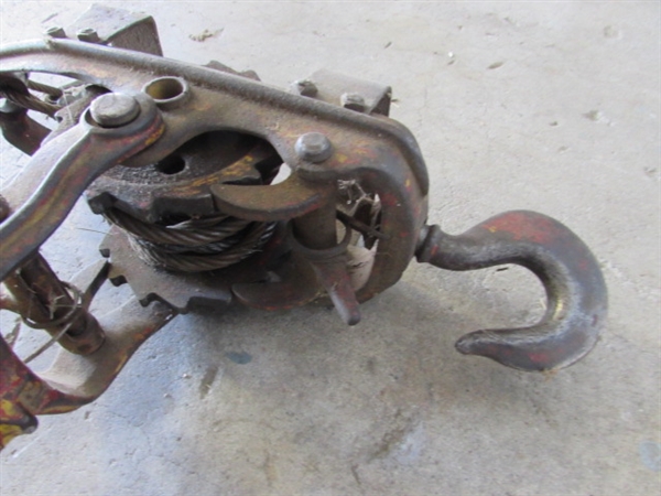 COME-ALONG WINCH & CABLE HOIST