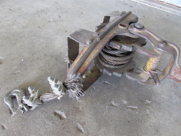 COME-ALONG WINCH & CABLE HOIST