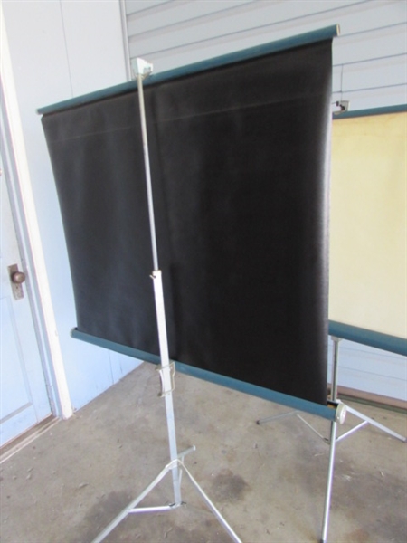 NEW TRIPOD & 2 PROJECTOR SCREENS