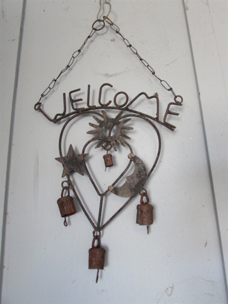 3 METAL WIND CHIMES - 1 NOT SHOWN