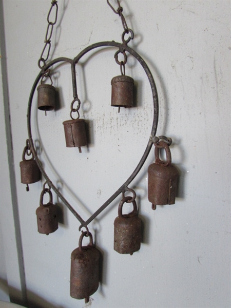 3 METAL WIND CHIMES - 1 NOT SHOWN