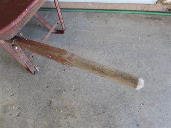 CONVERTIBLE HAND TRUCK/CART & WHEELBARROW (TIRE IS FLAT)