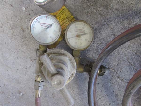 OXY-ACETYLENE TORCH GAUGES, HOSES & TORCHES & EXTRAS