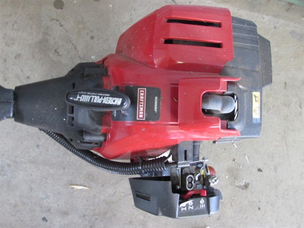 CRAFTSMAN GAS-POWERED WEED WACKER HAS GOOD COMPRESSION