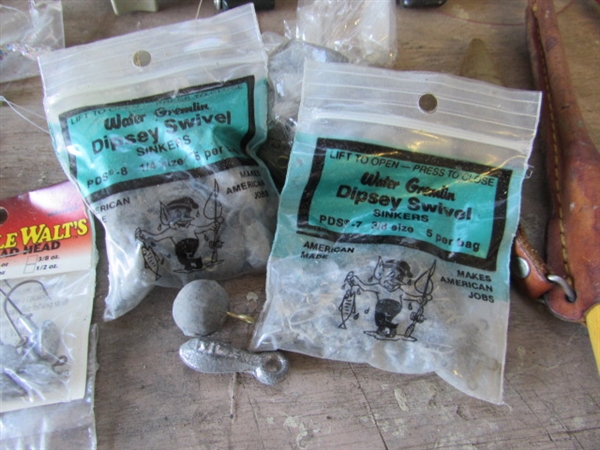 FISHING TACKLE, HOOKS, NET FLASHERS, REELS & MORE