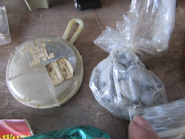 FISHING TACKLE, HOOKS, NET FLASHERS, REELS & MORE