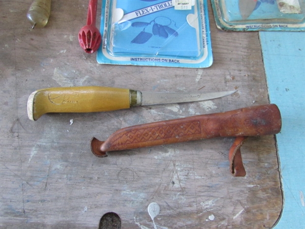 FISHING TACKLE, HOOKS, NET FLASHERS, REELS & MORE