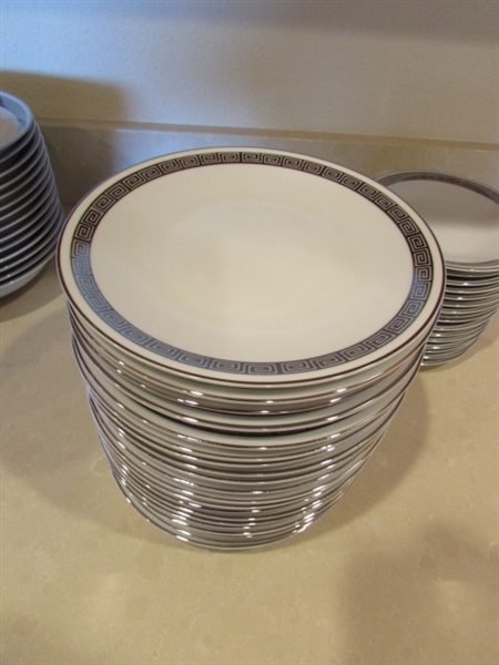 HARMONY HOUSE ROMAIC FINE CHINA - 86 PIECES - PLATES & BOWLS