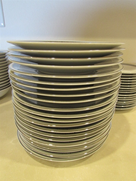 HARMONY HOUSE ROMAIC FINE CHINA - 86 PIECES - PLATES & BOWLS