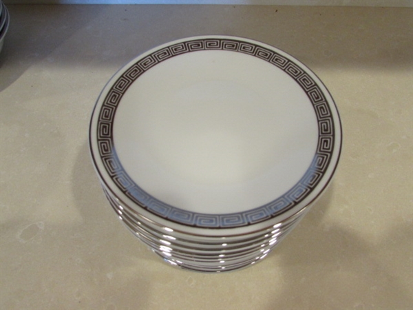 HARMONY HOUSE ROMAIC FINE CHINA - 86 PIECES - PLATES & BOWLS