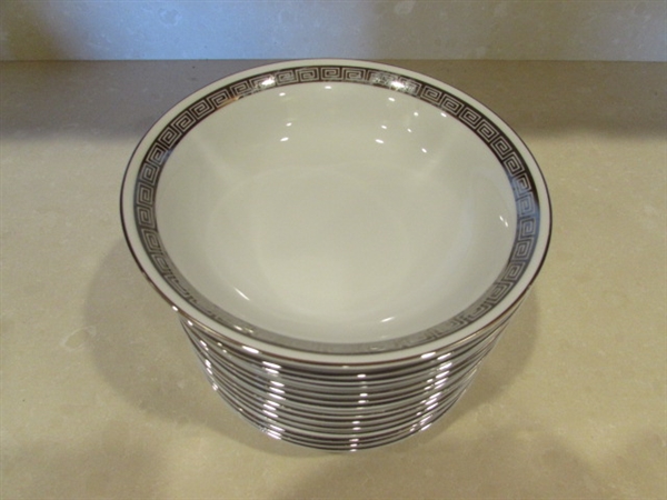 HARMONY HOUSE ROMAIC FINE CHINA - 86 PIECES - PLATES & BOWLS