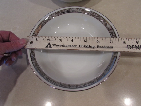 HARMONY HOUSE ROMAIC FINE CHINA - 86 PIECES - PLATES & BOWLS