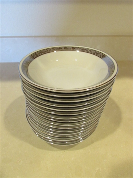 HARMONY HOUSE ROMAIC FINE CHINA - 86 PIECES - PLATES & BOWLS