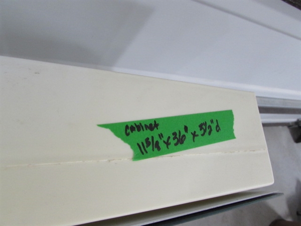 2 WALL MOUNT MEDICINE CABINETS W/BEVELED MIRRORS - 1 CORNER MOUNT