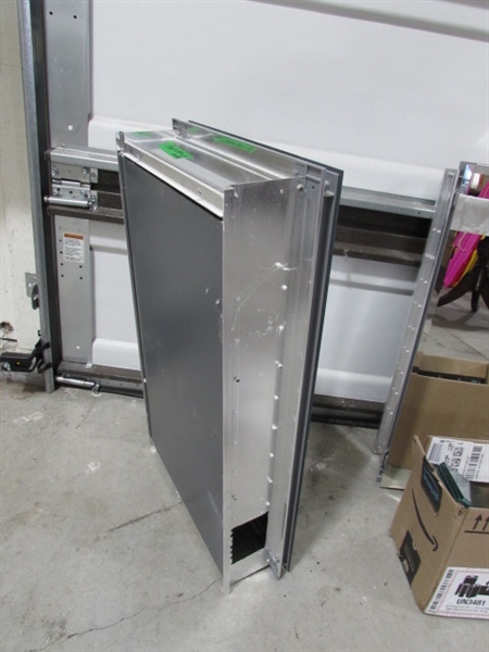 3 WALL MOUNT MEDICINE CABINETS W/BEVELED MIRRORS